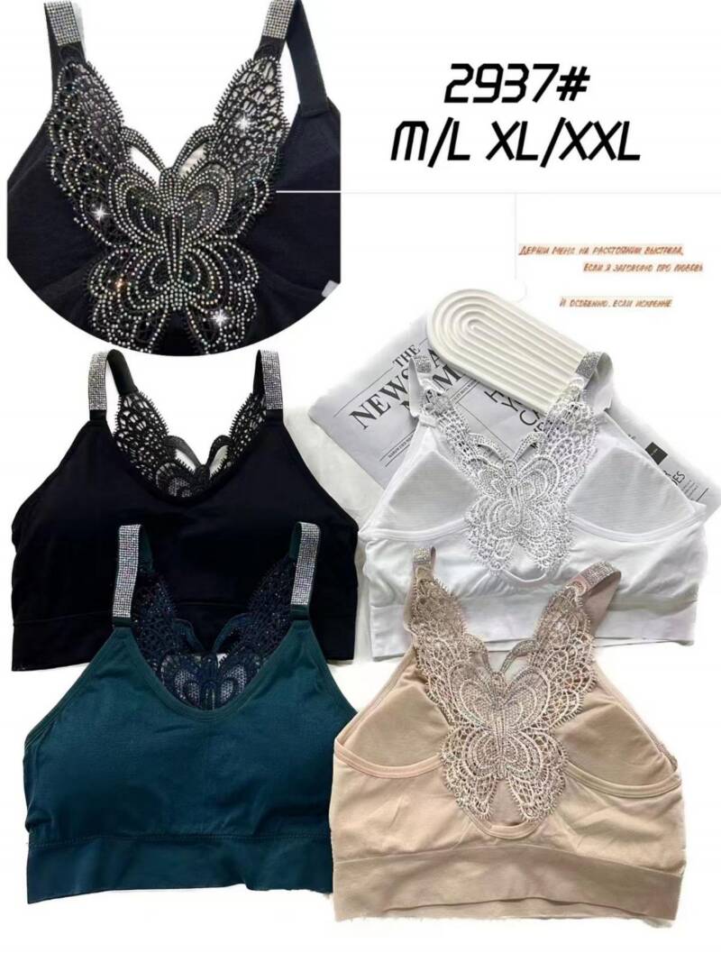Topy damskie Roz M/L-XL-2XL, Mix  kolor Paczka 12 szt